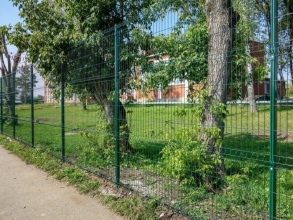 3D заборы для школы 90 метров фото в Вербилках